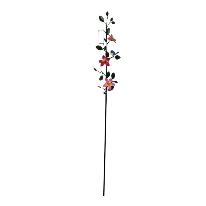 Tuteur pluviomètre fleuri 168x7x19cm