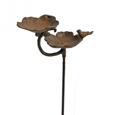 DOUBLE MANGEOIRE OISEAUX A PLANTER