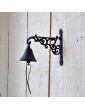CLOCHE D' ENTREE EN FONTE- ARABESQUES