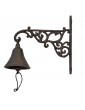 CLOCHE D' ENTREE EN FONTE- ARABESQUES