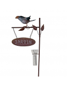 Pluviomètre oiseau 35x16x137cm