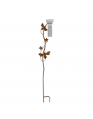 Pluviomètre fleuri 14x6x100cm