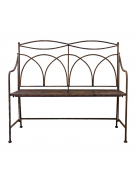 Banc jardin fer 107x46x95cm