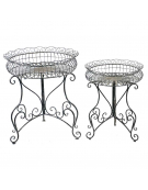 Ensemble de 2 supports pour plantes
