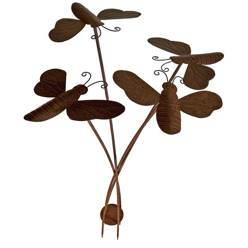 Tuteur à planter abeilles 65x124cm