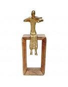 Figurine musicien 11x11x31cm