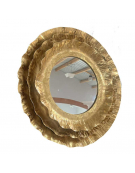 Miroir rond doré King 40x40x6cm
