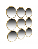 Miroir cercles 83x83cm