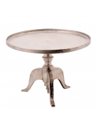 Table d'appoint en aluminium 65x44cm