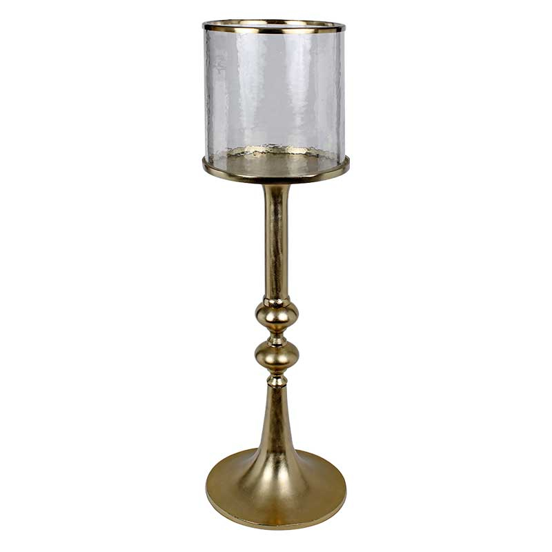 Vase décoratif sur pieds 33x33x109cm