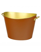 Rafraichisseur bouteilles cuir 37x26x24cm