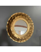 Miroir rond doré King 40x40x6cm