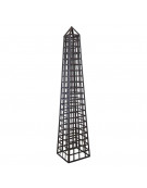 Pyramide en fer 44x44x225cm