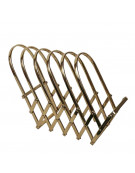 Porte revue doré 64x13x26cm