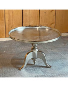 Table d'appoint en aluminium 65x44cm