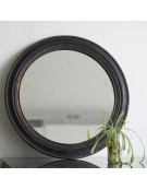 Miroir rond noir 60x60x2cm