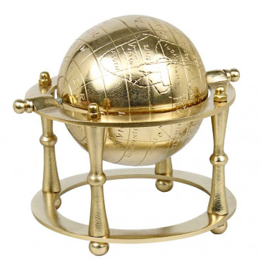 Globe décoratif doré 20x17x26cm
