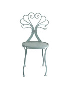 Chaise de jardin fer 42x42x93cm