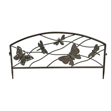 Barrière jardinière papillons 51x1x26cm