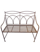 Banc jardin fer 107x46x95cm