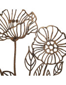 Décoration murale floral 32x29x33cm