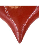Suspension déco cœur rouge 25x7x25cm