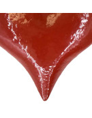 Suspension déco grand cœur rouge 30x8x30cm