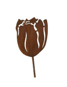 Tuteur jardin tulipe 19x1x90cm