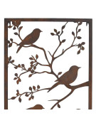 Treillage jardin branches oiseaux 48x2x98cm