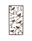 Treillage jardin branches oiseaux 48x2x98cm