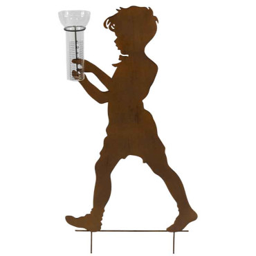 Silhouette jardin garçon 38x6x79cm