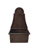 Fontaine murale marron 83x46x71cm