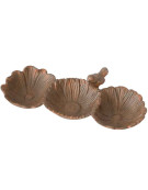 Mangeoire coquilles en fonte 29x17x8cm