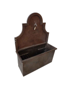 Grande fontaine murale marron 100x38x131cm