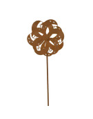 Moulin fleur tournante coloré 28x16x134cm