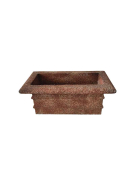 Set 2 jardinières 90x48x43cm