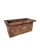 Set 2 jardinières 90x48x43cm