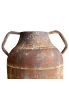 Vase fer patiné 29x25x28cm