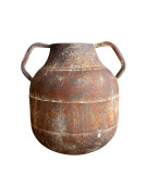 Vase fer patiné 29x25x28cm