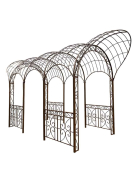 Grande tonnelle de jardin fer