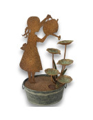 Fontaine petite jardinière 47x30x76cm