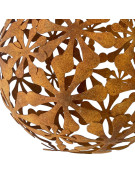 Boule décorative fleurs 44x44x44cm