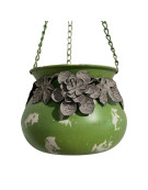 Cache pot à suspendre 18x17x13cm