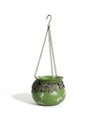 Cache pot à suspendre 18x17x13cm