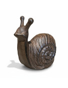 Figurine escargot en fonte 15x9x14cm