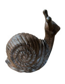 Figurine escargot en fonte 15x9x14cm