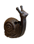 Figurine escargot en fonte 15x9x14cm