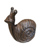 Figurine escargot en fonte 15x9x14cm