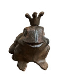 Figurine grenouille en fonte 11x13x13cm