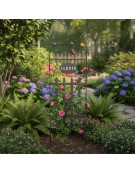 Treillage jardin 42x2x130cm